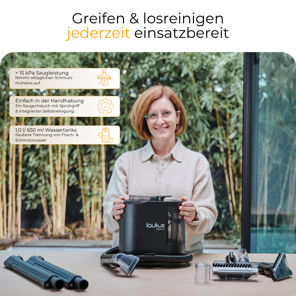 Leicht und kompakt in der Handhabung