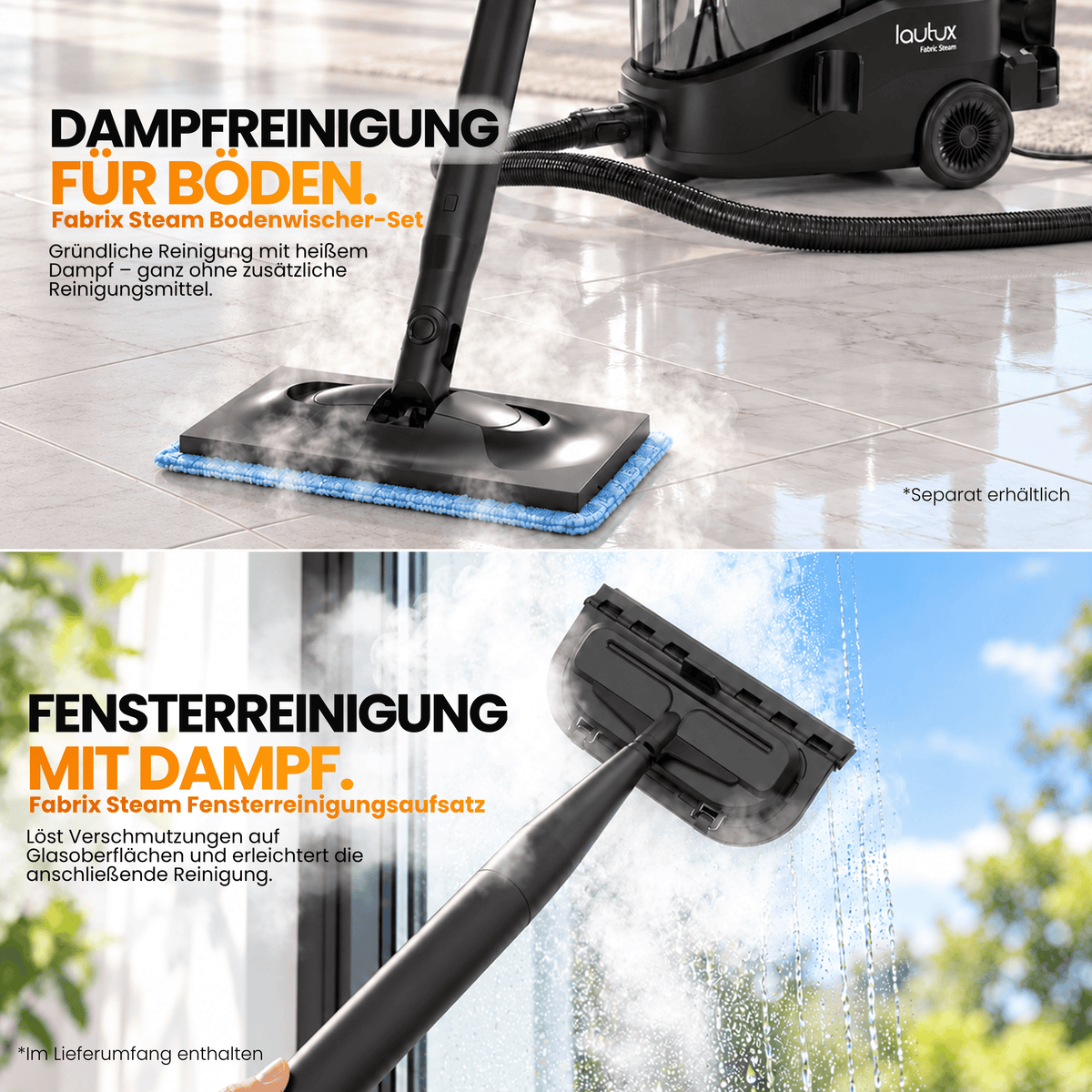 Ein Gerät für jede Reinigungsaufgabe