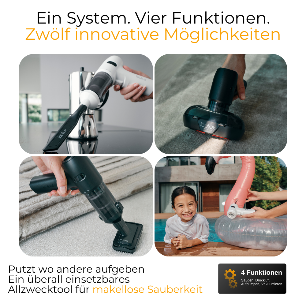 Turbotastic Pro 2 Handstaubsauger 4-in-1