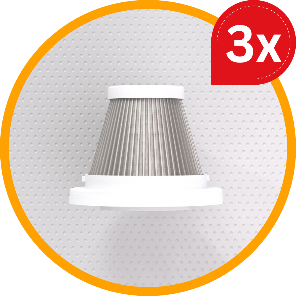 3x Edelstahlfilter