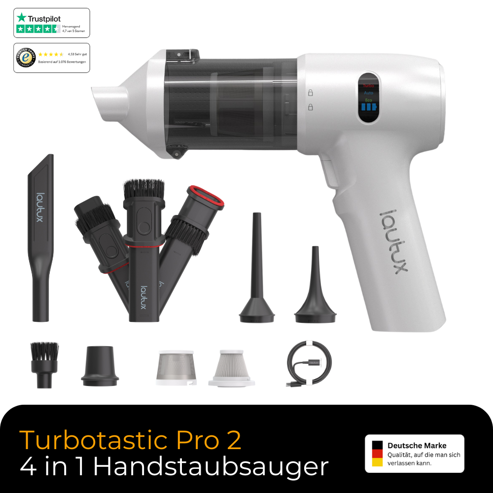 Elegantes Turbo Clean Handstaubsauger Fotosnull