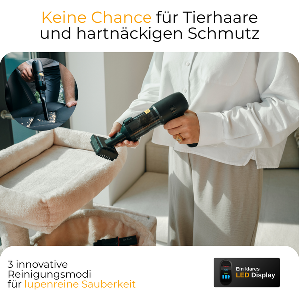 Lautux Turbotastic Pro 2 Tragetasche – Robuste Aufbewahrung Für Handstaubsauger & Zubehör, Stoßfest, Kompakt, Für Auto, Camping & Zuhause